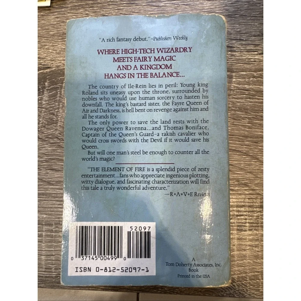 The Element of Fire by Martha Wells (1993, Paperback)